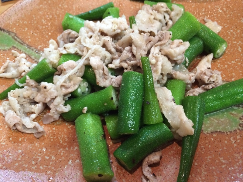 簡単 丸オクラと豚肉炒め 別名 島オクラ レシピ 作り方 By Ksgogo 楽天レシピ