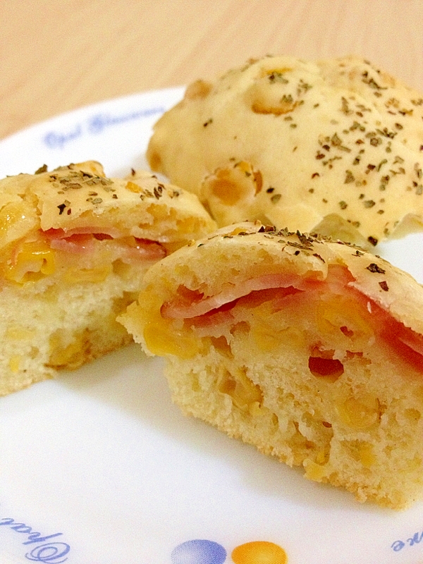 ホットケーキミックスで!簡単コーンパン☆