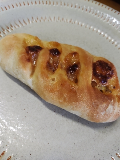 HBで作る惣菜パン☆ちくわパン＆ウインナーパン