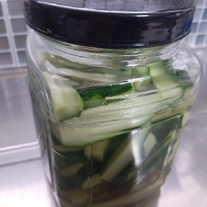 残ったらっきょう酢de残り野菜ピクルス♪