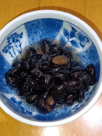 黒豆煮☆甘くないので枝豆感覚で