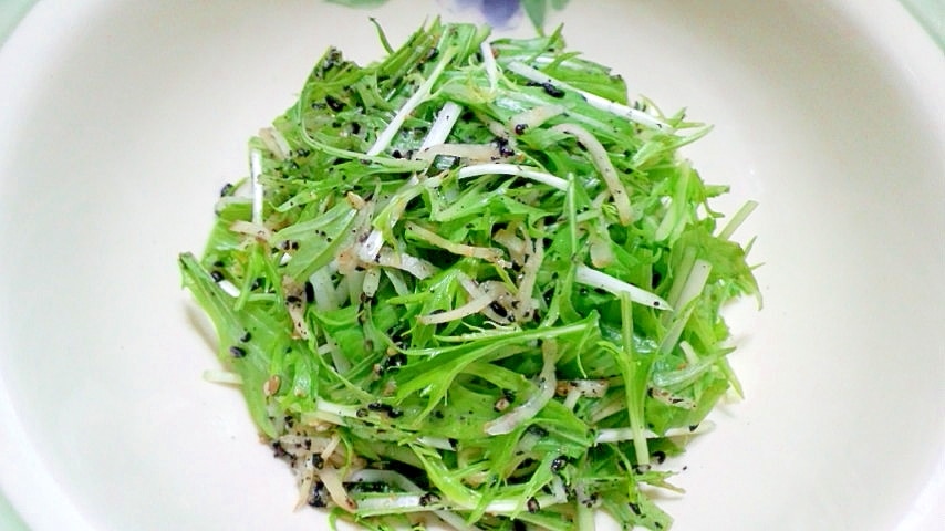 水菜の胡麻生姜サラダ レシピ・作り方 by ことんとんとん - 楽天レシピ