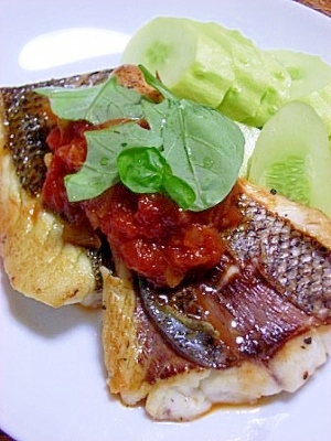 おもてなしに 黒鯛のソテー トマトソース レシピ 作り方 By 一点集中力 楽天レシピ おもてなしに 黒鯛のソテー トマトソース レシピ 作り方 By 一点集中力 楽天レシピ