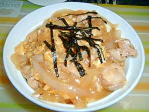 フライパンで。あんかけ親子丼