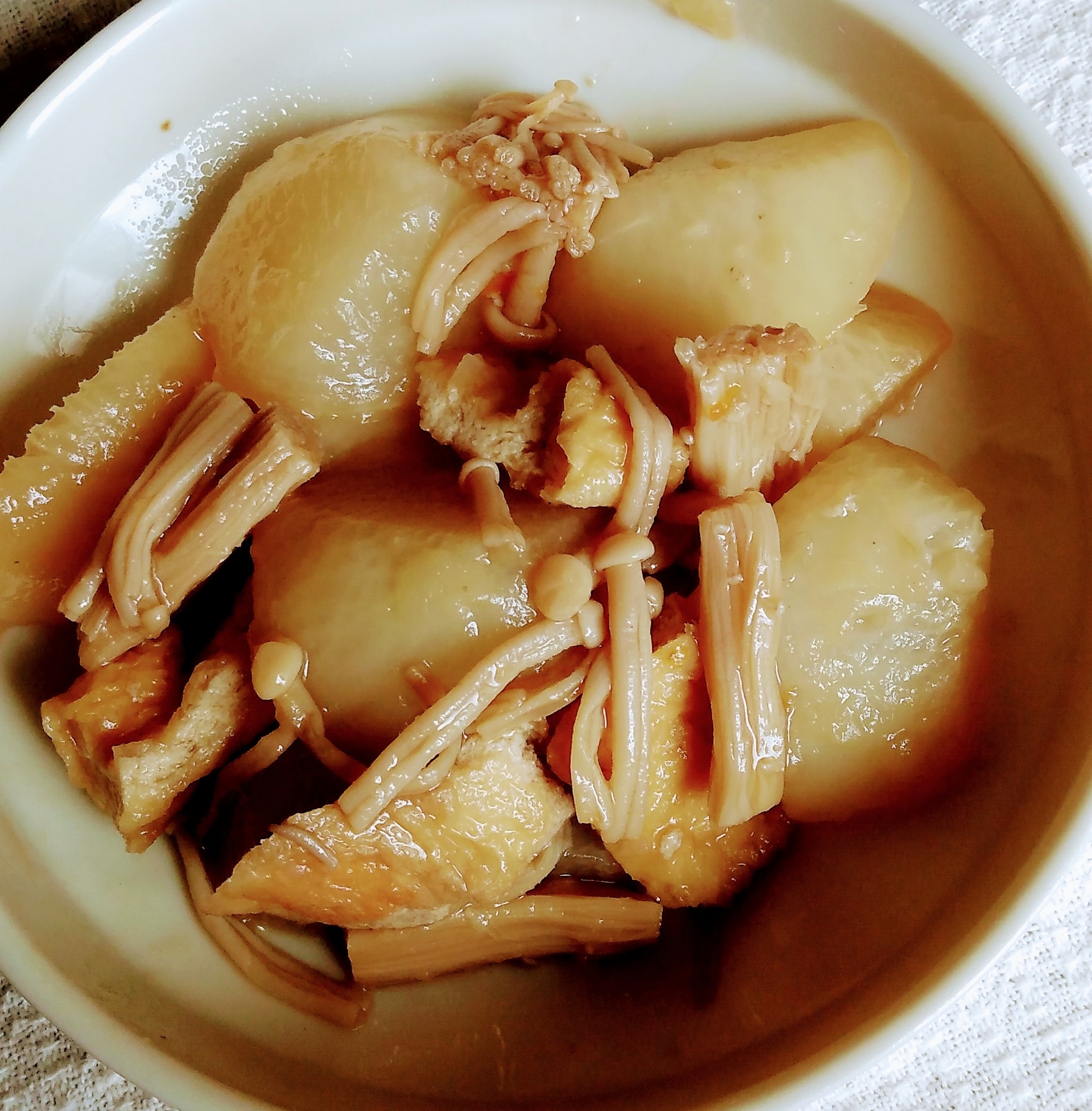 圧力鍋で☆大根とえのきの煮物