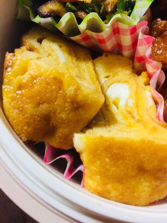 照り焼きのタレで卵焼き