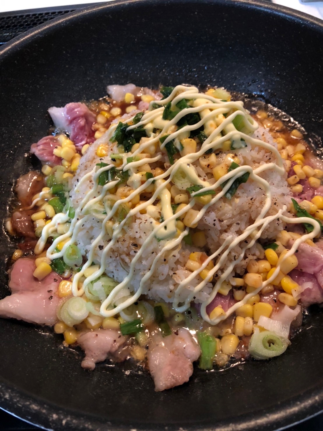 豚肉でペッパーランチ風??