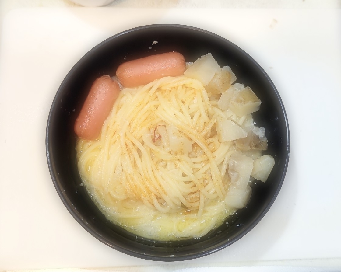 鶏肉ｸﾗﾑﾁｬｳﾀﾞｰのﾐﾙｸﾊﾟｽﾀ