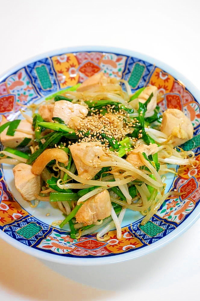 スタミナ満点！鶏肉とニラの野菜炒め