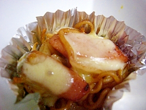 お弁当に チーズon焼きそば レシピ 作り方 By Kumi Mama 楽天レシピ
