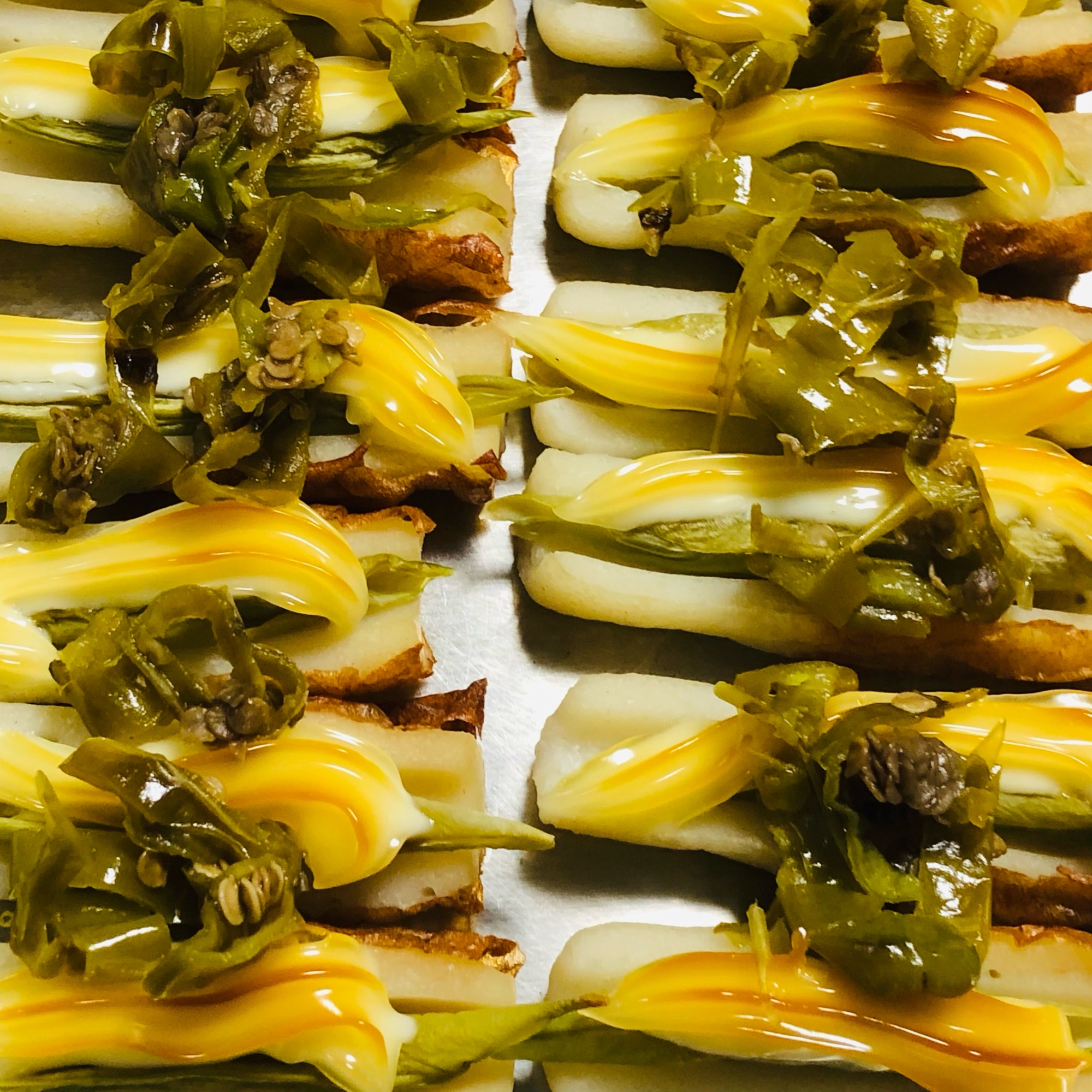 ちくわといんげんのマヨネーズ焼き