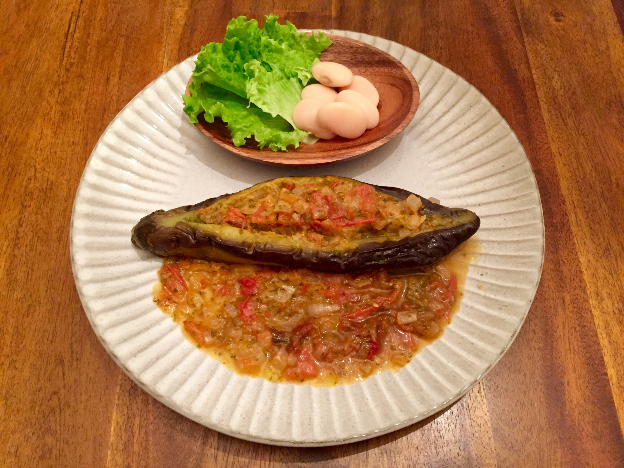 トルコ料理☆お坊さんの気絶 レモンパセリソース