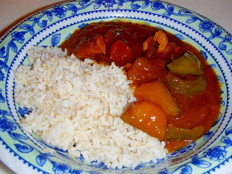 圧力鍋で★夏野菜チキンカレー