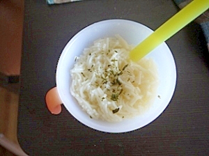 離乳食 そうめんの青海苔がけ レシピ 作り方 By ブタコマ 楽天レシピ 離乳食 そうめんの青海苔がけ レシピ 作り方 By ブタコマ 楽天レシピ