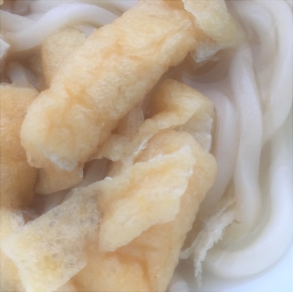 油揚げの冷やうどん