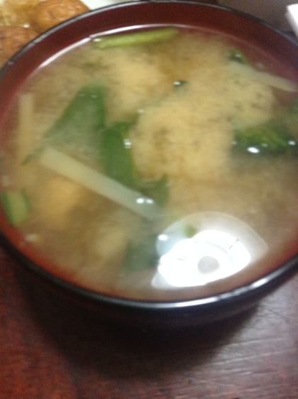 大根と小松菜のシンプル♪味噌汁(*^^*)★