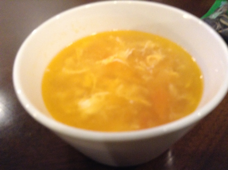 トマトのコンソメたまごスープ