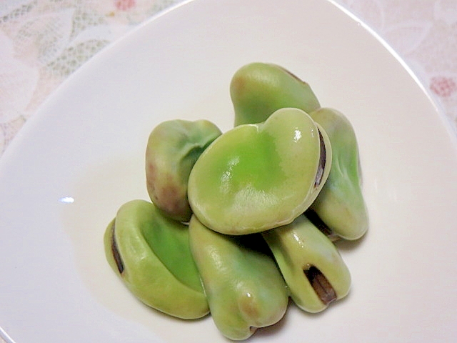 食物繊維たっぷり簡単そら豆煮