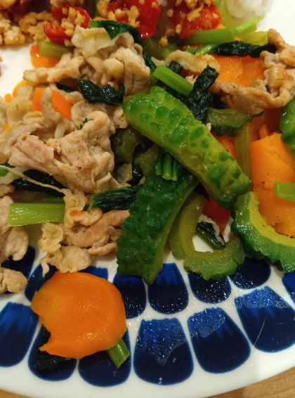ちくわと野菜のやきそは
