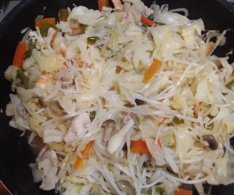 シャンタンで味付け☆蒸し野菜炒め