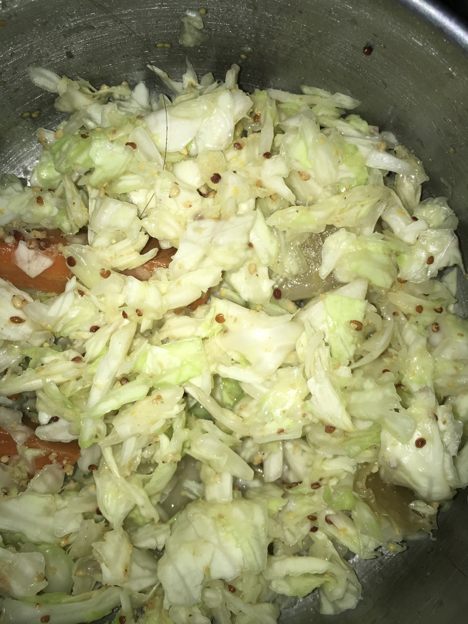 粒マスタードとすりゴマのピクルス入り酢キャベツ レシピ 作り方 By かすお 楽天レシピ