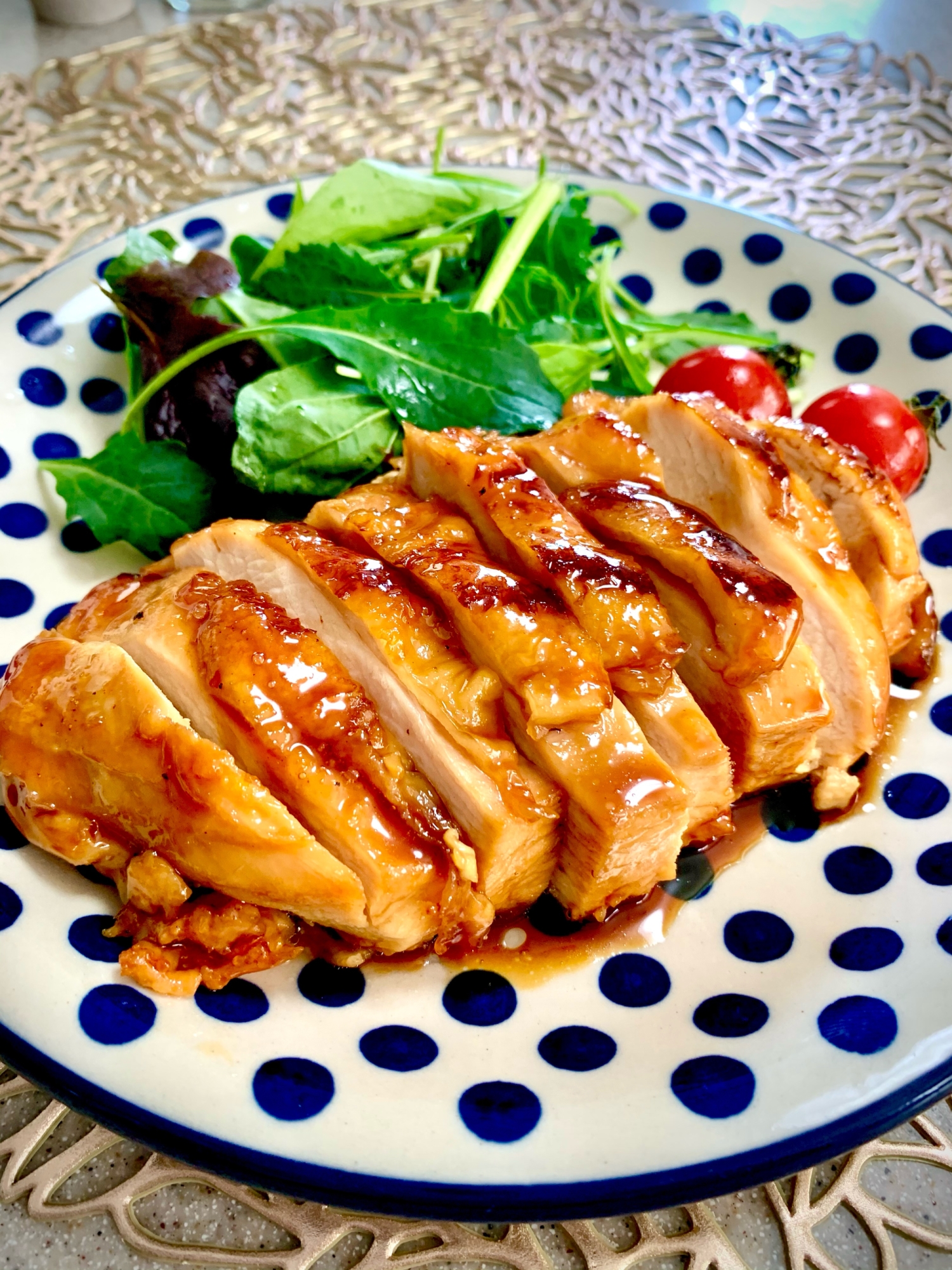 ☆鶏胸肉の照り焼き☆ 皮パリ しっとりジューシー！