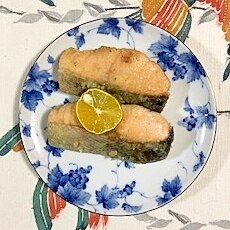秋鮭に片栗粉とスダチ レシピ 作り方 By 2727椿 楽天レシピ
