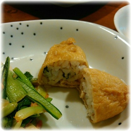 春菊めし（酢飯のアレンジ）