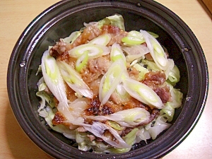 レンジで【タジン鍋】野菜たっぷり豚蒸し鍋