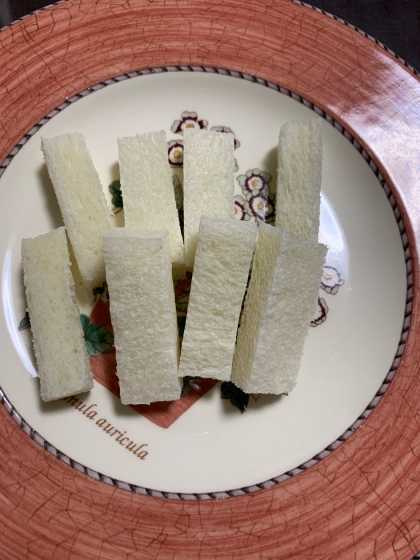 離乳食後期 手づかみも 食パンのスティック レシピ 作り方 By Cocopoteito 楽天レシピ