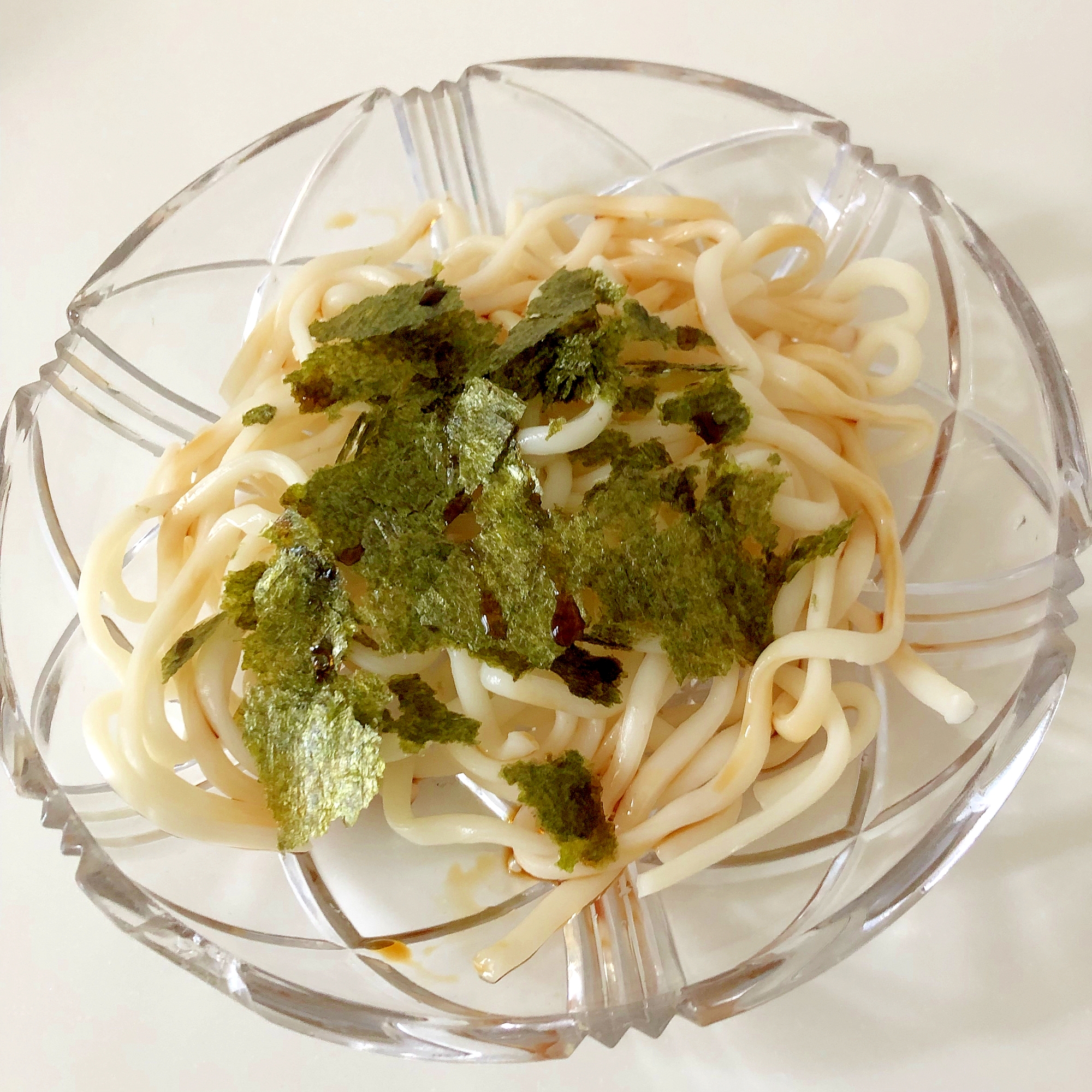 海苔の冷やしうどん