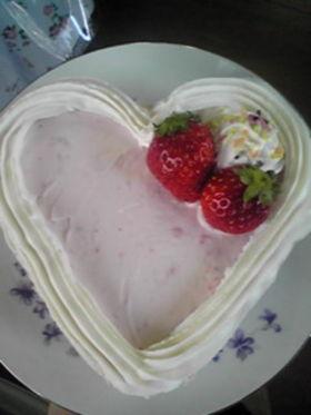 苺のバースデーケーキ