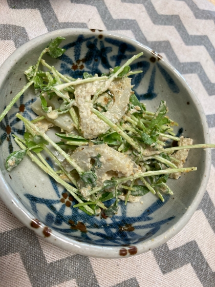 豆苗を使いましたが、
美味しかったです。
ありがとうございました