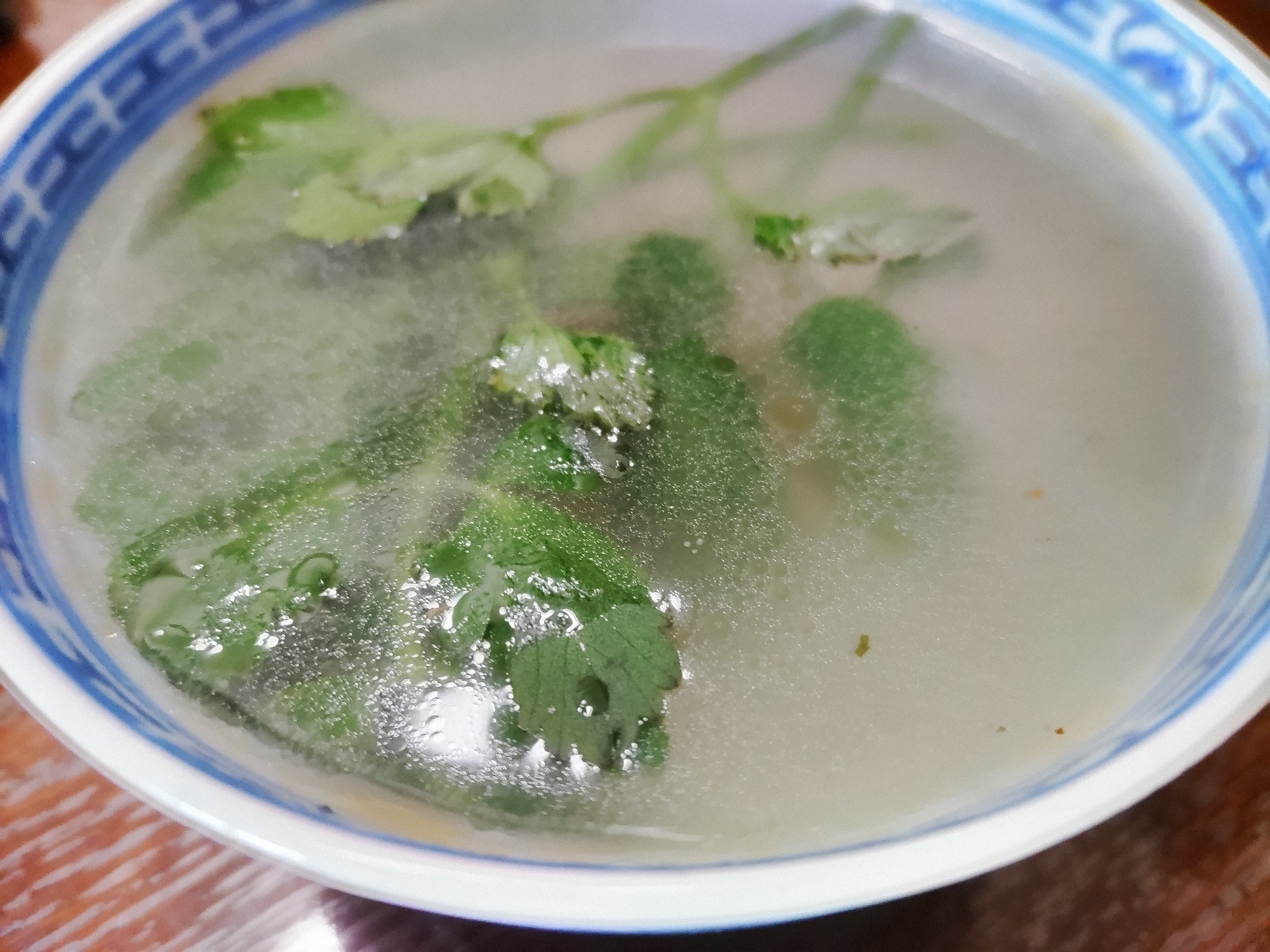 芹の中華スープ