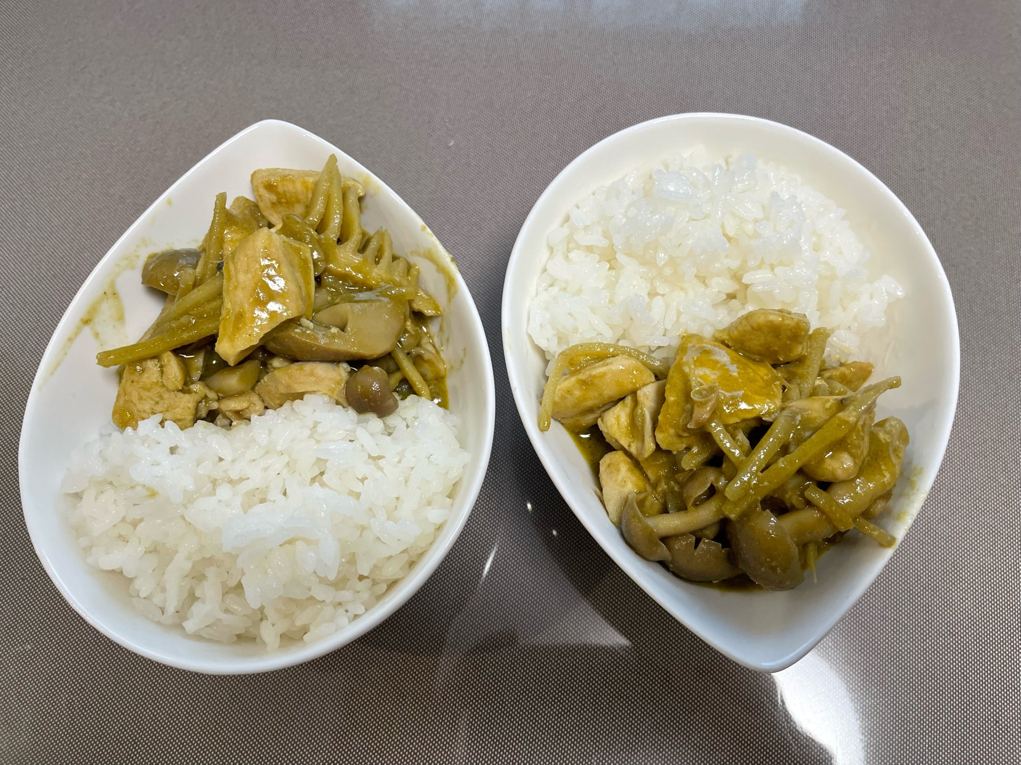 グリーンカレー肉増し