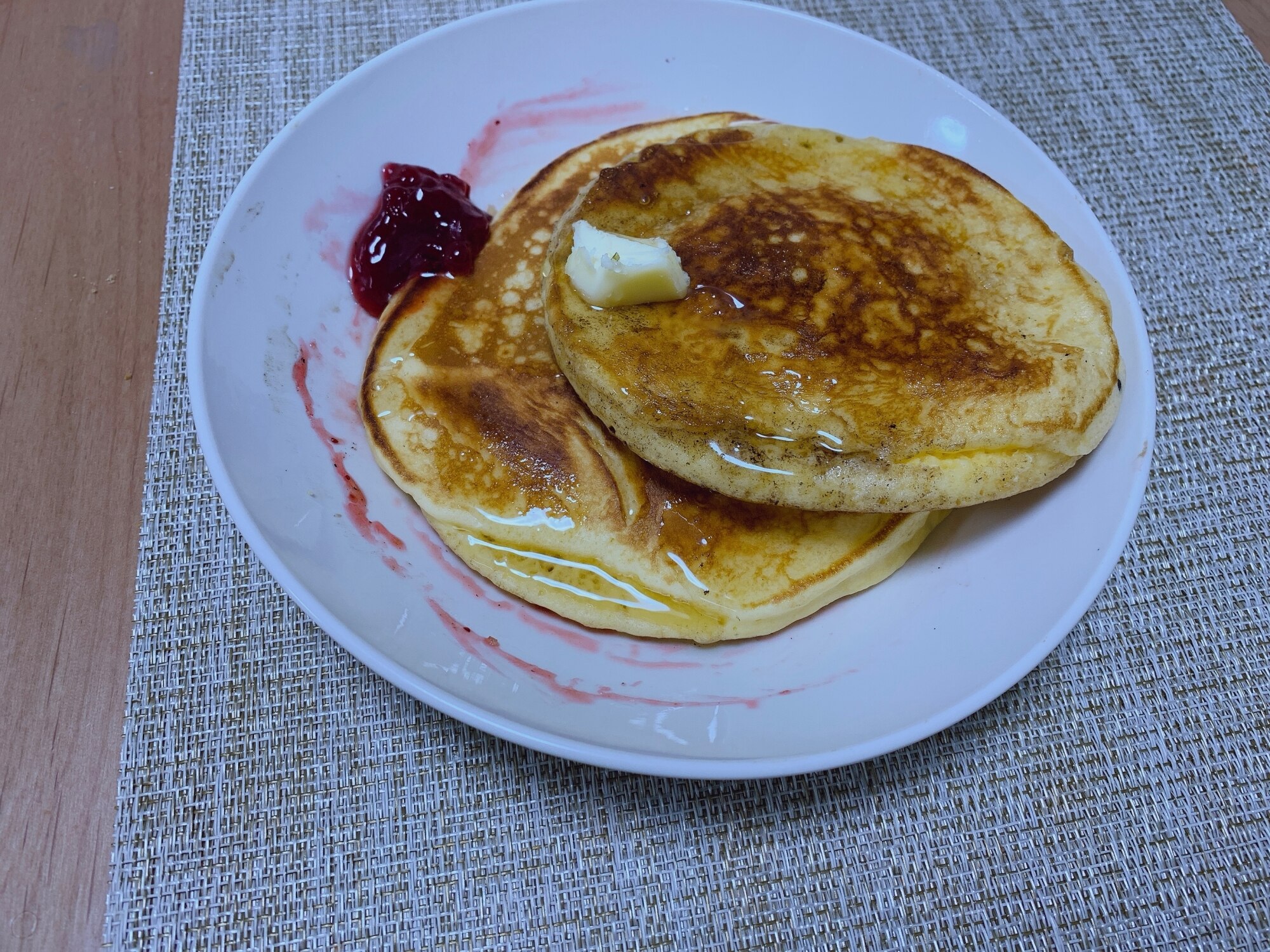 しっとりもちもちパンケーキ レシピ 作り方 By Winghills 楽天レシピ