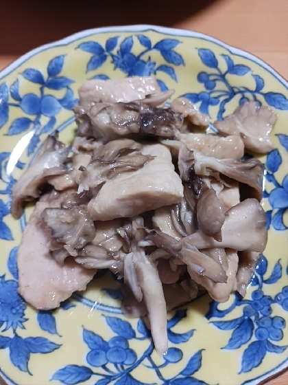 鶏胸肉と舞茸の炒め物