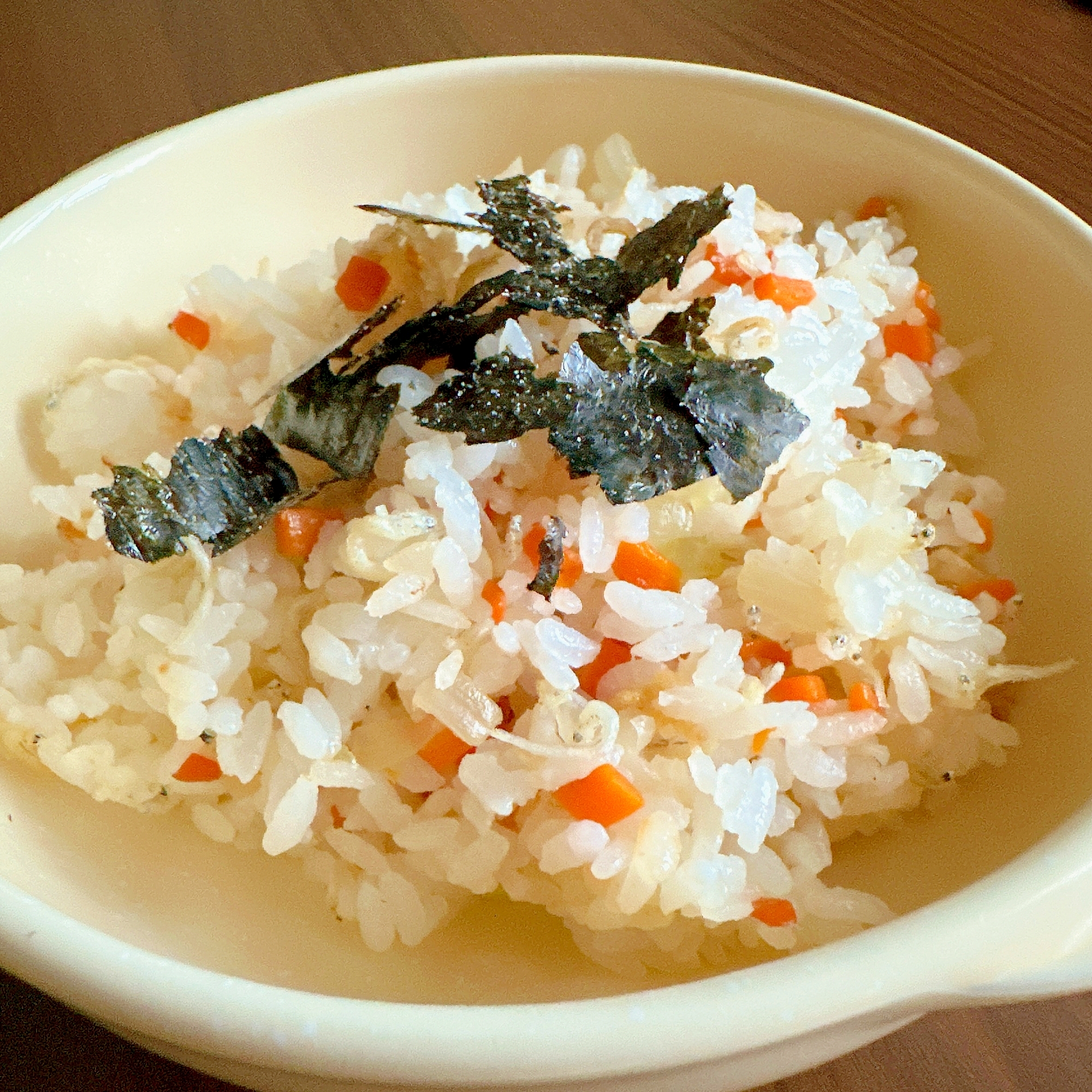 ちりめんじゃこチャーハンε( ε ･ᴗ･)