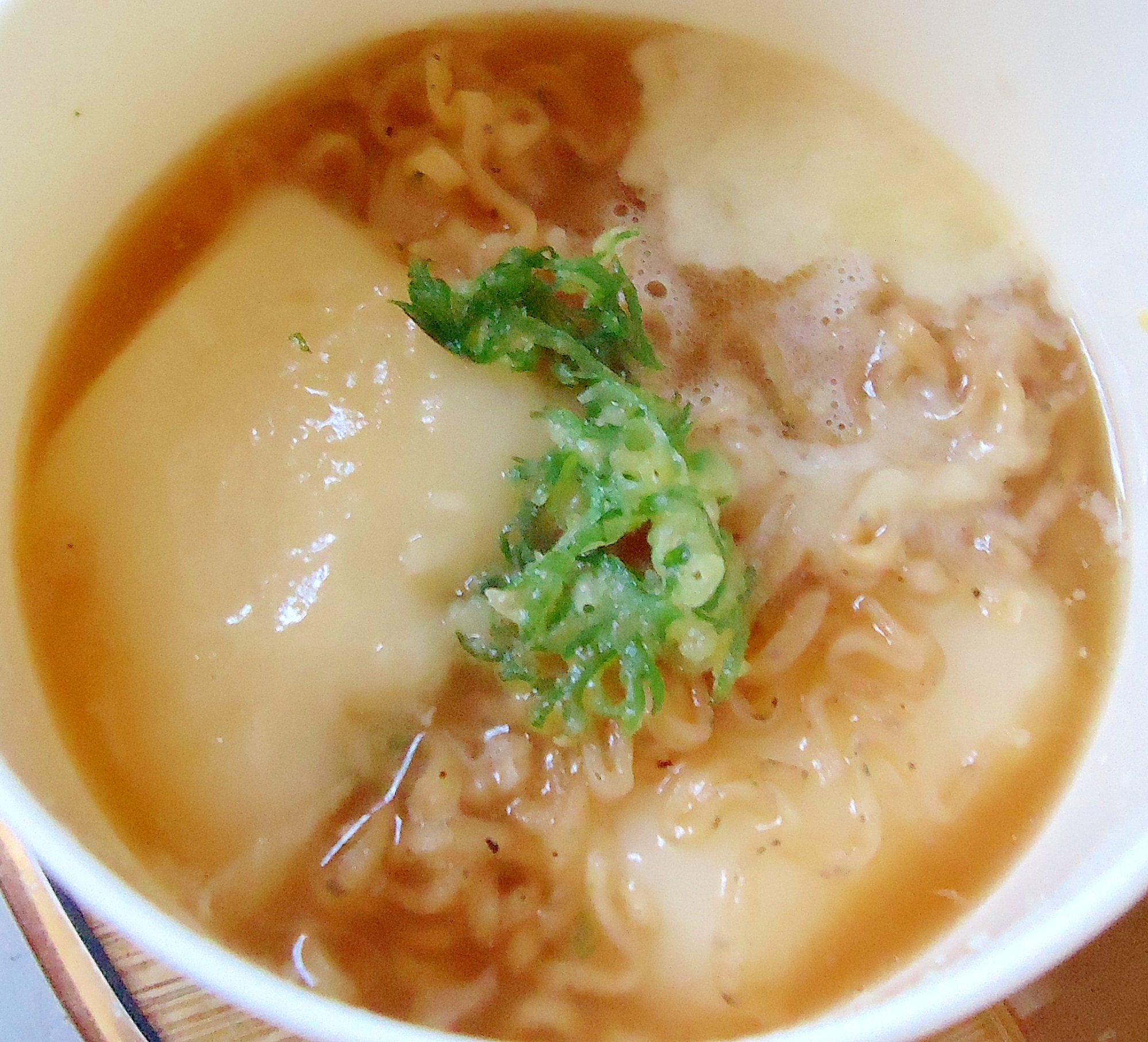 餅入りミニチキンラーメン