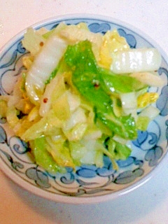 白菜の粒マスタードサラダ