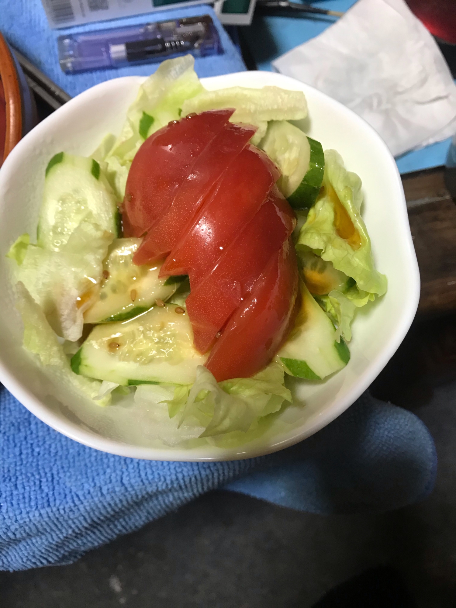 特製柚子胡椒ドレッシングサラダ