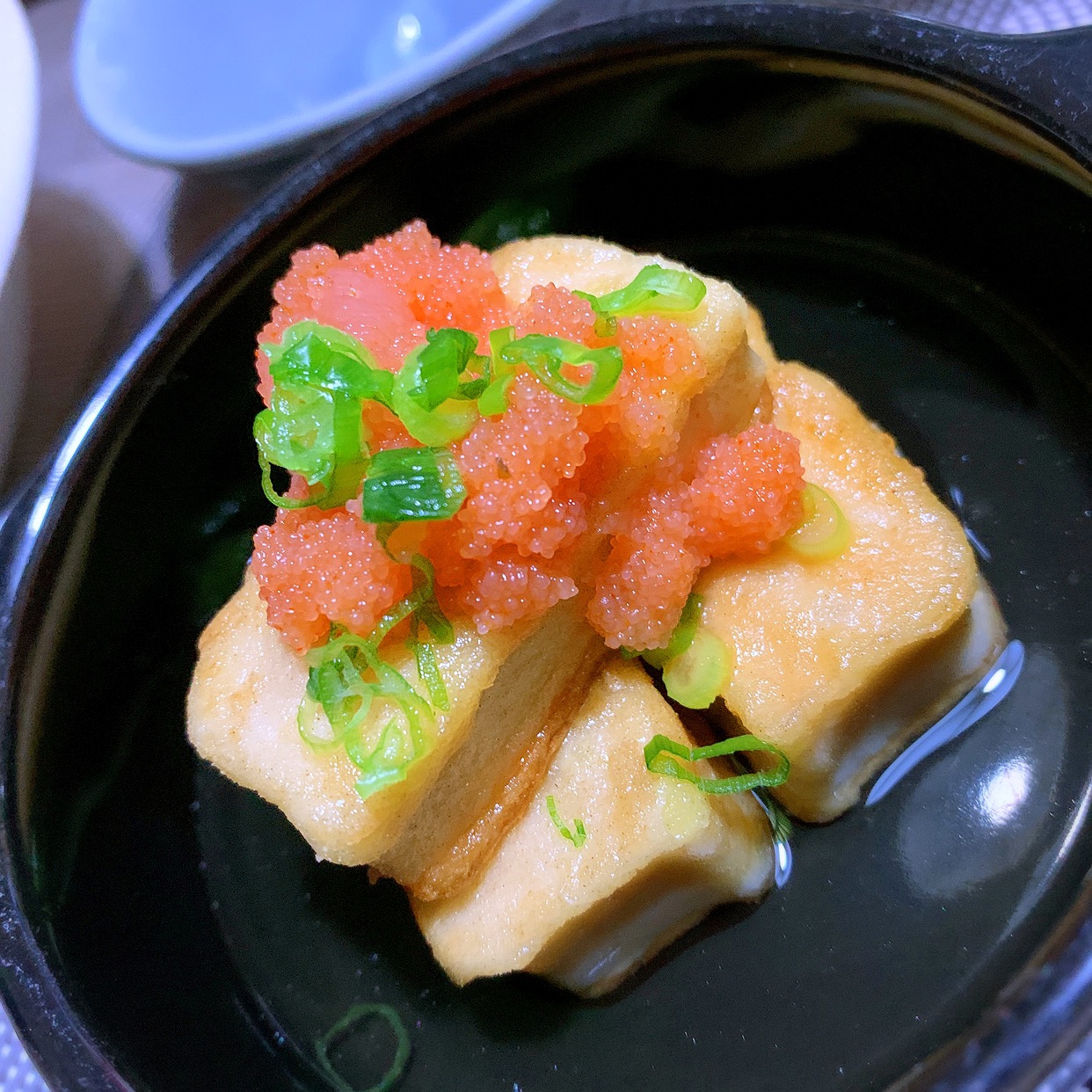 生麩の揚げ出し風 明太子添え レシピ 作り方 By 嵯峨 恭也 楽天レシピ