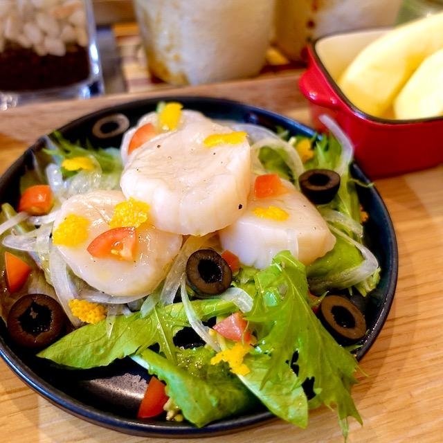 クリスマスにもおすすめ!帆立の柚子カルパッチョ