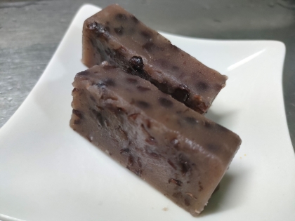 レンジであんこのういろう