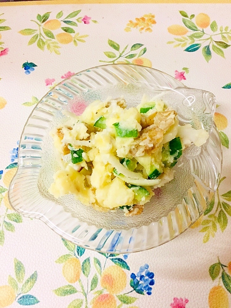 シャキシャキ玉ねぎ入りポテサラ