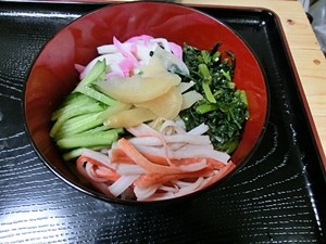 野沢菜の寿司弁当