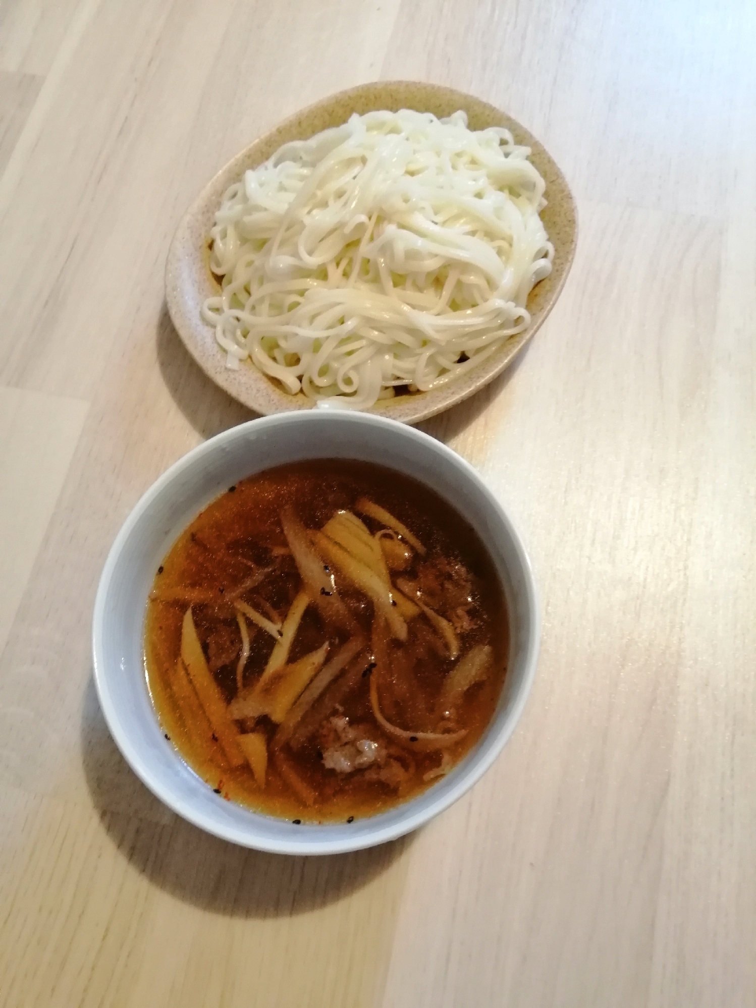 牛肉大根エリンギつけうどん