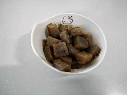 油無し　蒟蒻の土佐煮