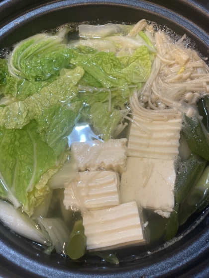 きのこねぎ鍋