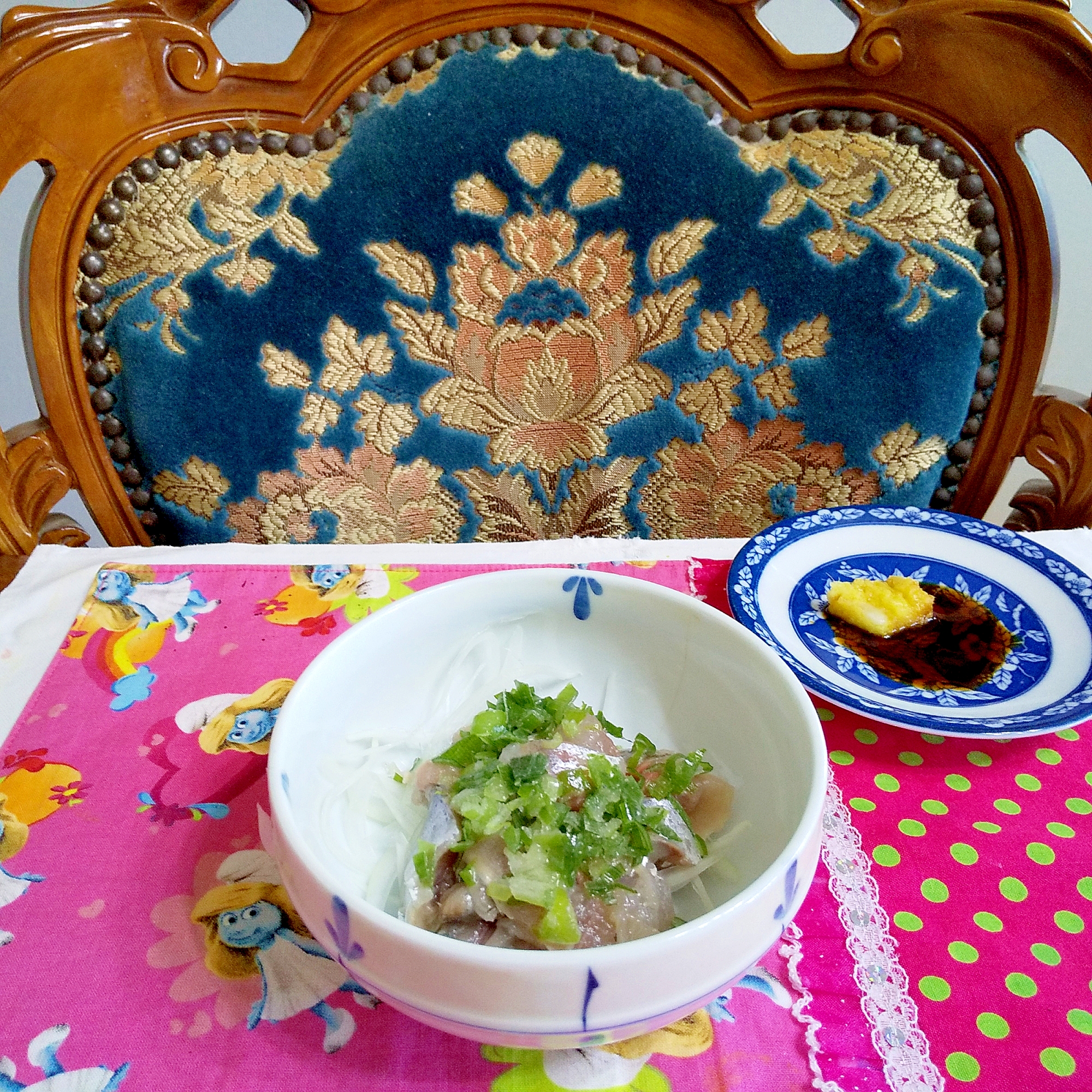 鯵のたたき刺身